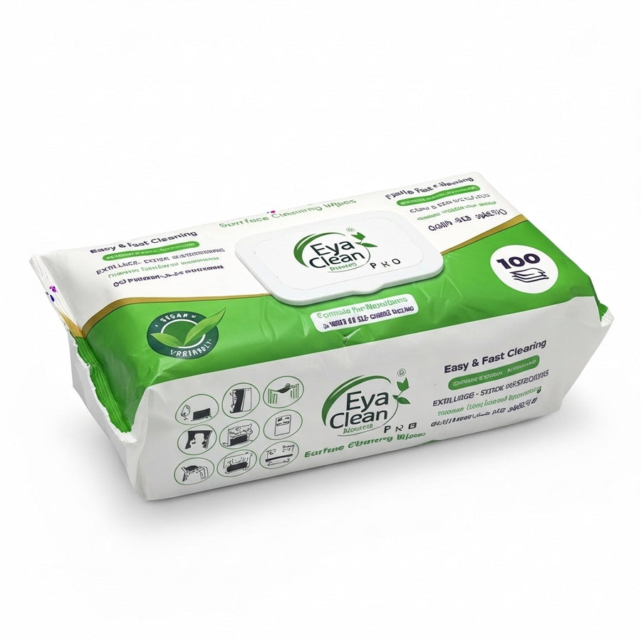 Surface Cleaning Wipes by Eya Clean Pro (100 Wipes)